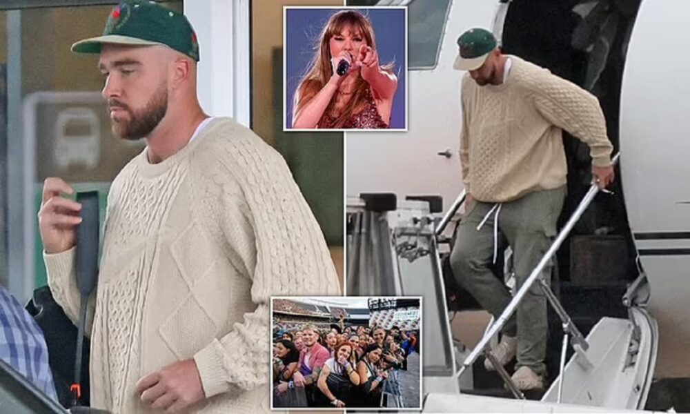 Travis Kelce, the renowned Kansas City Chiefs tight end, made headlines once again as he arrived in Singapore in grand style to support his girlfriend Taylor