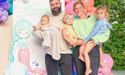 Jason and Kylie Kelce Throw Daughter Birthday Mermaid Party