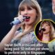 Taylor Swift criticized after being paid ‘$3 million per show’ to perform only in Singapore...