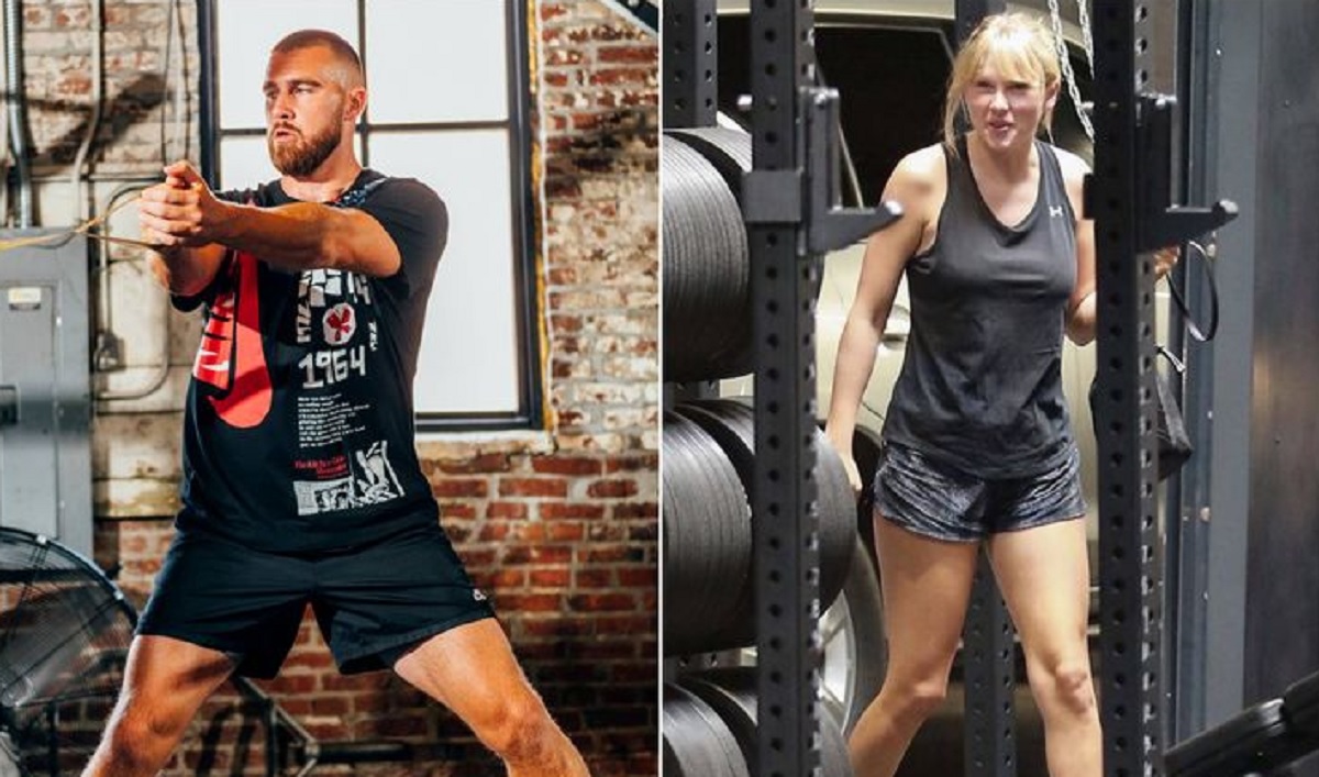 Taylor Swift and Travis Kelce were SPOTTED at the gym in Beverly Hills as they continue to live as Normal Couple.. "The Couples are really having a great time together"