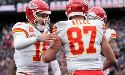 Patrick Mahomes took no time to react to the news of teammate and BFF Travis Kelce's contract extension with the Kansas City Chiefs. Mahomes took to X minutes after it was known that Kelce would be remaining with the Chiefs for two more seasons saying "I told yall I'll never let him leave!! Congrats my guy!