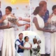 Protecting her territory: Meghan Markle was filmed seemingly refusing to let a woman stand next to Prince Harry for a picture to celebrate his polo team’s recent win.