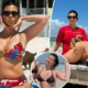 Kourtney, Kim and Khloe Kardashian flaunts her postpartum body in tiny bikini after slamming body shamer....Hypocrites