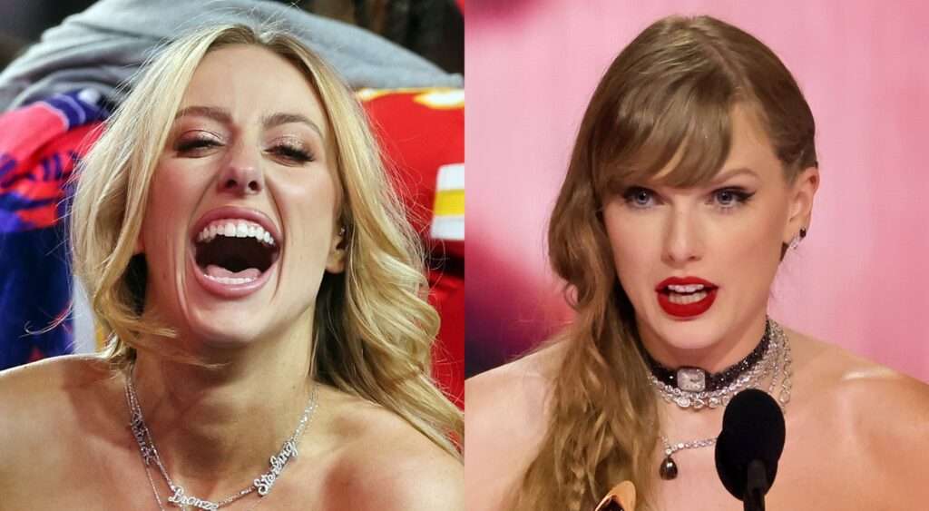 According to a report, Taylor Swift “wasn’t happy” with the “nasty” remarks Brittany Mahomes made about her in previously deleted tweets