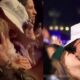 Coachella kiss; Travis Kelce can't get his hands off Taylor Swift....Watch fans clap and shout joyfully asking the lovers to kiss while Trav and Tay lock lips passionately leaving fans in frenzy...Kelce move is magical