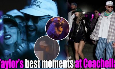 Look what Love made her do!!! Who would have thought they'd see Taylor Swift mingle with such massive crowd? Travis Kelce protectively wraps his arms around Taylor Swift while dancing in the crowd at Coachella