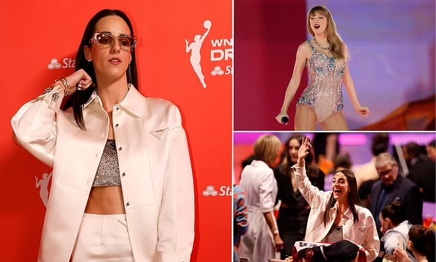 Caitlin Clark reveals which Taylor Swift song she is planning to celebrate with after being picked No. 1 overall in the WNBA Draft... and the answer may surprise you!