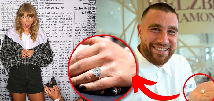 Kansas City Chiefs’ Travis Kelce ignites online debates by proposing to Taylor Swift with a controversial $2.6 million engagement ring.