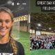 Typically, Kylie isn't a fan of being in the spotlight, but she said she was happy to get in front of the camera if it meant creating opportunities to inspire young girls—Kylie Kelce Puts on Field Hockey Camp for Kansas City Girls