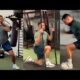 Travis Kelce Sweats Through a Grueling Working in Los Angeles with His Trainer ahead of next season: Travis "Need to burn the dad bod fat out" Watch! 