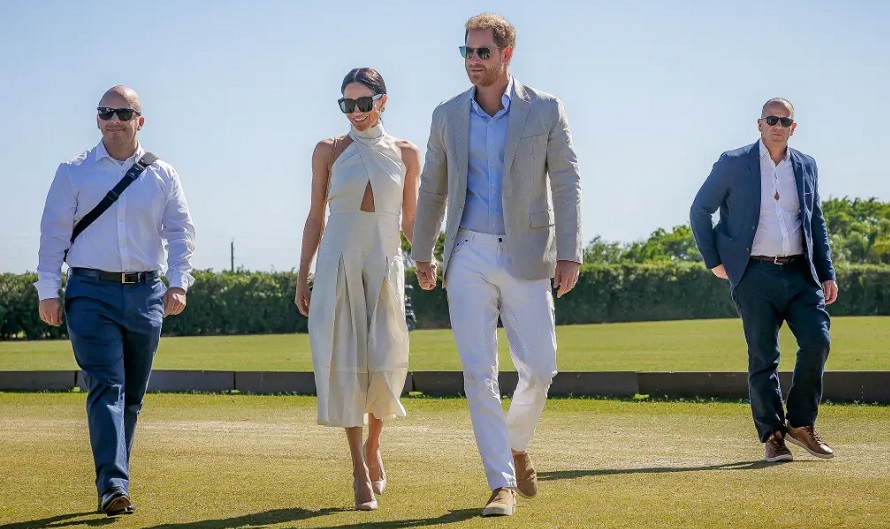 The polo game followed the news that Harry and Markle’s Archewell Productions is launching two new series with Netflix.