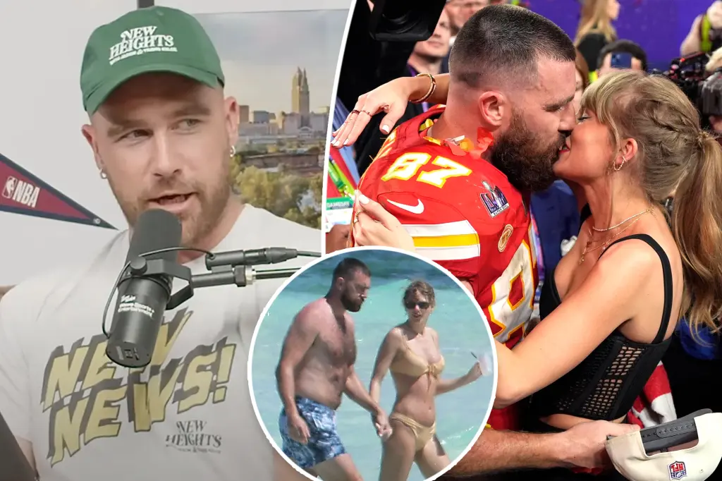 Travis Kelce admits he doesn’t ‘know how the f–k’ he wooed Taylor Swift: She ‘wasn’t into sports’ "I don't know how i got her to love me this much" "i try as much to avoid anything.....