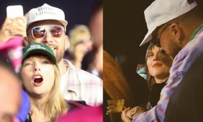 With questions coming in from swifties about her safety around such crowd at coachella, Taylor Swift response: "When i'm with Travis I don't need a bodyguard" " I feel so safe around him"