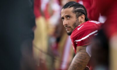NFL fans reacted to former San Francisco 49ers quarterback Colin Kaepernick’s recent statements about the NFL. Kaepernick recently slammed NFL commissioner Rodger Goodell for backing up Kansas City Chiefs kicker Harrison Butker’s right to give a controversial commencement speech.