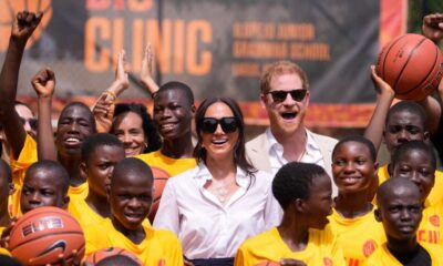 Harry and Meghan visit Lagos school on final day of Nigeria tour