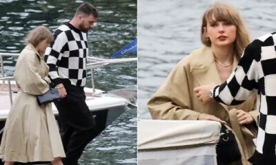 Taylor Swift Piles on Versace Accessories as Travis Kelce Goes Full Hypebeast in $1,285 Sweater for Boat Date