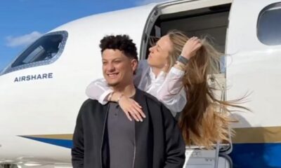 Kansas City Chiefs QB has a number of flashy endorsement…Patrick Mahomes and wife Brittany soar off in new Private jet on a vacation
