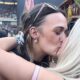 Blissful moment two Taylor Swift fans get engaged at UK concert as their idol shares the happy news with the rest of the crowd