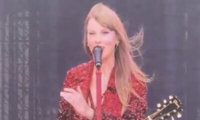 Taylor Swift reveals she feels 'amazing and powerful' as she storms the stage in Liverpool after battling days of chilly weather on UK tour leg