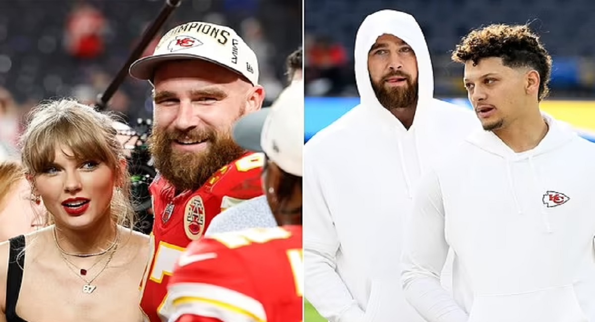 Travis Kelce and his Chiefs teammate, Patrick Mahomes, are both in the running for Nickelodeon Kids' Choice Awards nominations, setting up a friendly competition between the two. Adding to the star-studded affair, Kelce's girlfriend, Taylor Swift, also earns a nod of her own.
