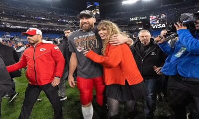 Travis Kelce films his 'archer' introduction at Chiefs media day - but it is NOT a Taylor Swift tribute!