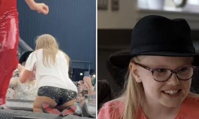 Girl, 10, given Taylor Swift's hat during Eras Tour gig in Edinburgh reveals she initially thought the star was telling her to get down off her seat