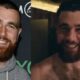 Travis Kelce gains a legion of new fans following the circulation of a video where he casually strolls shirtless in just a towel, sparking excitement among eager admirers on social media