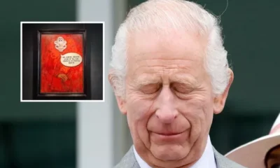 King Charles Portrait Defaced by Protesters