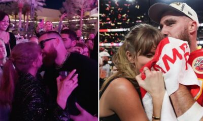 Travis Kelce and Taylor Swift have a special connection! It's always heartwarming to see two people openly express their love for each other. Their public displays of affection must bring joy to their fans. It's wonderful when someone finds their true love, especially someone as talented and beloved as Taylor Swift.