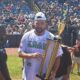 Kansas City Chiefs tight end Travis Kelce won the home run derby during Cleveland Browns tight end David Njoku's Celebrity Softball Game charity event on Saturday.