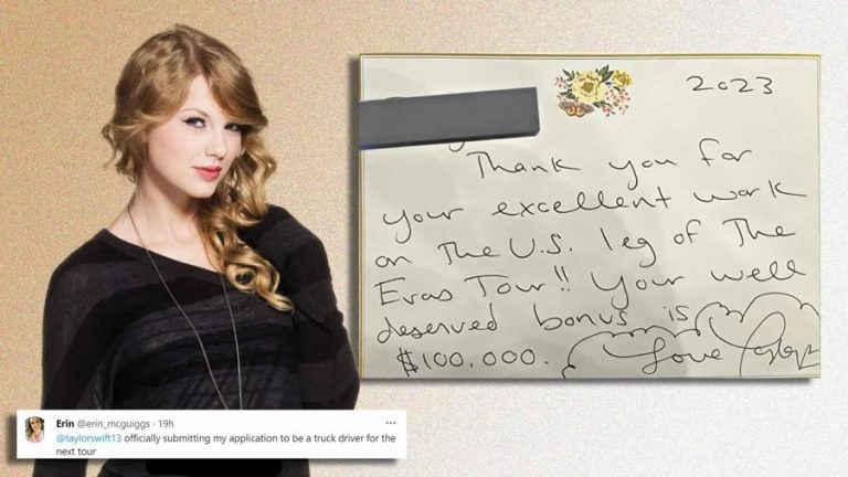 Taylor Swift’s Sweet and Heartfelt Surprise to her Employees was not Just $100,000 Bonuses for Her Truck Drivers, but a Personal Gesture Delivered by Her Father from her That Will Warm Your Heart: “She sent each of them a massive supply of…”