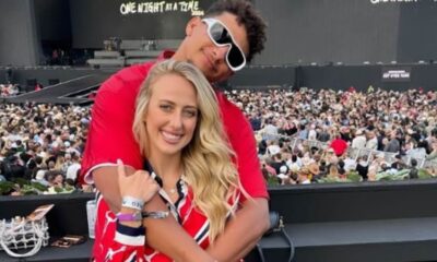 Patrick Mahomes and wife Brittany attend Morgan Wallen show in London after teammate Travis Kelce's visit to watch Taylor Swift last month