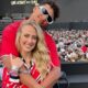 Patrick Mahomes and wife Brittany attend Morgan Wallen show in London after teammate Travis Kelce's visit to watch Taylor Swift last month