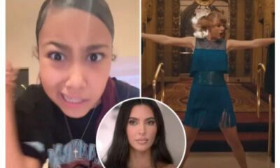 Bad parenting: North West continues to take a “messy” swipe at Taylor Swift by reposting a video that APPEARED to mock the singer on TikTok which leads to alot of criticism and backlashes to the kardashians