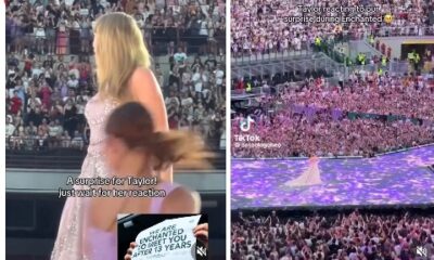 Taylor Swift was visibly moved and overwhelmed by a surprise orchestrated by her devoted fans during a recent event. The heartfelt gesture, which took place last night, left the singer visibly emotional and grateful.