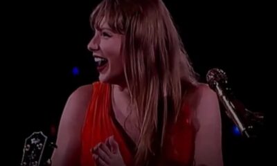 🚨 The unexpected display of admiration from her fans took Swift by surprise, eliciting a heartfelt reaction from the renowned singer-songwriter reaction to the crowd chanting "Sei Bellissima" at today's show!