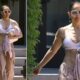 Jennifer Lopez reveals her washboard abs and ripped physique after hitting a gym in the Hamptons with friend Benny Medina - amid Ben Affleck marriage turmoil