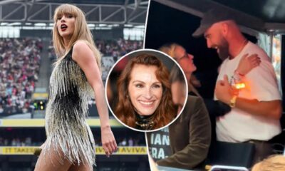 Did Julia Roberts cross a boundary with Travis Kelce?…Julia Roberts Gets ‘Handsy’ with Travis Kelce, Incurs Ire of Swifties