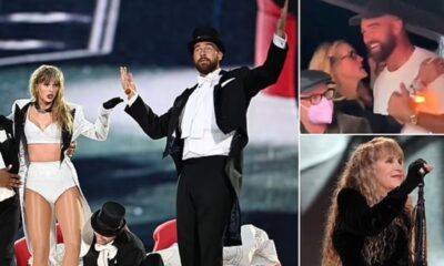 Travis Kelce stunned by meeting Julia Roberts and Stevie Nicks at Taylor Swift's Eras Tour: 'I'm just a jamoke supporting his girlfriend'