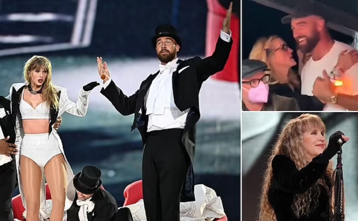 Travis Kelce stunned by meeting Julia Roberts and Stevie Nicks at Taylor Swift's Eras Tour: 'I'm just a jamoke supporting his girlfriend'