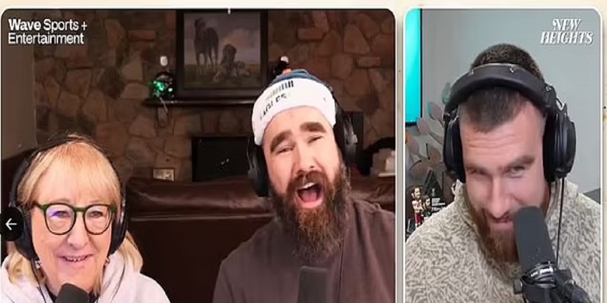 Travis and Jason Kelce share hilarious New Heights preview clip of their 'family show' where mom Donna roasts the Chiefs star - but will Taylor Swift join for a surprise appearance?
