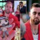 Brittany Mahomes mocks Travis Kelce with comparison to Jason Kelce's iconic boozy, shirtless celebration as she shares behind-the-scenes of Chiefs' Super Bowl ring ceremony