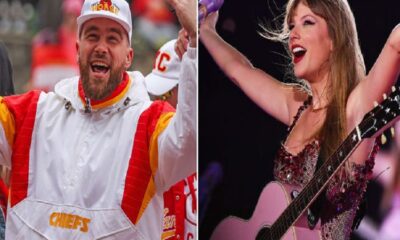 In a touching finale to her Eras Tour concert in Zurich, Taylor Swift left NFL star Travis Kelce visibly moved with a heartfelt tribute, Fans and Kelce himself were taken by surprise when Swift dedicated one of her most poignant songs to him, a gesture that brought tears to his eyes. Videos capturing the emotional exchange quickly circulated on social media, sparking an outpouring of admiration for the heartfelt connection between the two.