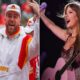 In a touching finale to her Eras Tour concert in Zurich, Taylor Swift left NFL star Travis Kelce visibly moved with a heartfelt tribute, Fans and Kelce himself were taken by surprise when Swift dedicated one of her most poignant songs to him, a gesture that brought tears to his eyes. Videos capturing the emotional exchange quickly circulated on social media, sparking an outpouring of admiration for the heartfelt connection between the two.