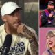 Travis Kelce's hilarious reaction after NFL star George Kittle texted him from Rhode Island wedding to ask if he could use Taylor Swift's bathroom