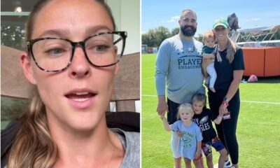 Kylie Kelce shuts down ‘insensitive’ false pregnancy rumors as she opens up on past miscarriage in emotional TikTok
