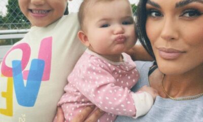 Jesiree Dizon looks tense with 1 year old daughter Frankie and step sister as sad details emerge about Shemar Moore…See More