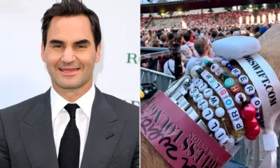 Roger Federer Shows Off His Stack of Friendship Bracelets as He Enjoys Taylor Swift’s Eras Tour with His Family